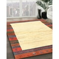 thumbnail image 3 of Ahgly Company Machine Washable Indoor Rectangle Contemporary Sun Yellow Area Rugs, 4' x 6', 3 of 7