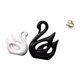 thumbnail image 5 of Figuras de cisne de cerámica, adorno chino de latón, esculturas de ciervo, minifigura, estatua, superficie lisa, ideal para regalar, decoración de ofi, 5 of 8