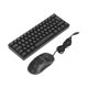 thumbnail image 1 of Teclado mecánico Blue Switch N‑Key Rollover portátil de 62 teclas RGB para juegos de computadora con interruptor azul negro y luz mixta, 1 of 12