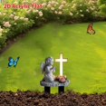 thumbnail image 3 of Angel Design 2D Acrylic Card Slot For Outdoor Garden And Yard Art Sign Holder Lighted Numbers Sign Address Signs for Reflective Outdoor Address without Numbers Solar Address Numbers for Metal Small, 3 of 3
