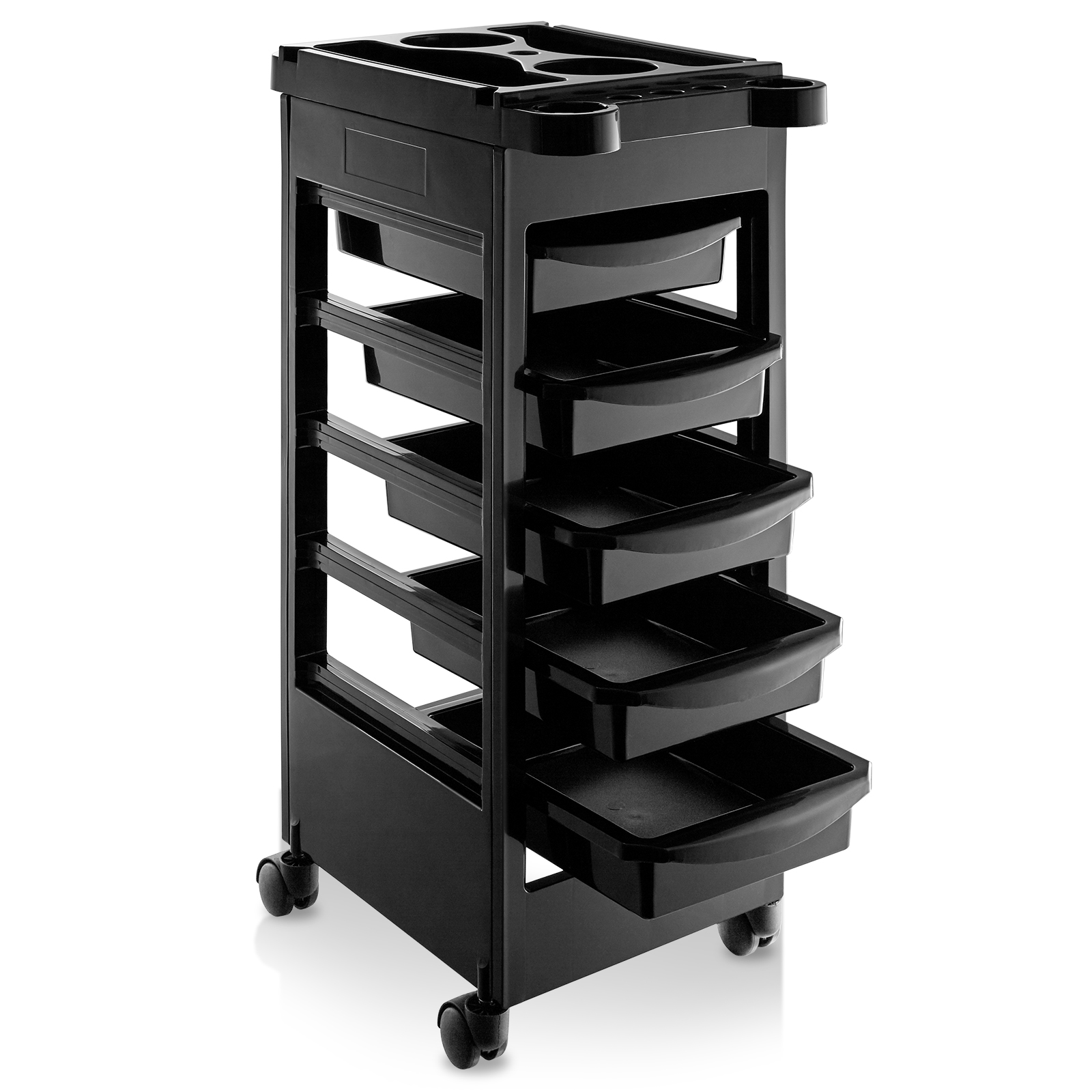 Saloniture Beauty Salon Rolling Trolley Cart With 5 Drawers - Walmart.com