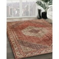 thumbnail image 3 of Ahgly Company Machine Washable Indoor Square Traditional Tomato Red Area Rugs, 4' Square, 3 of 7