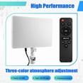 thumbnail image 3 of Fill Light Universal Clip LED 12inch with Remote Control Three Colors Light Adjustable Plug-in Model for Live Jewelry, 3 of 7