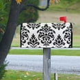 thumbnail image 4 of Baroque Black Damask Figure Mailbox Covers Magnetic Post Box Cover Wraps Standard Size 21"x18" Waterproof Home Garden Yard Outside Decor, 4 of 9