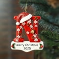 thumbnail image 5 of Personalized Initial Christmas Ornaments 2025, DIY Christmas Ornaments Tree Hanging, A-Z Letter Ornament, Resin Ornament for Christmas Tree, Xmas Gifts for Family Friends (N), 5 of 9