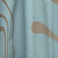 thumbnail image 4 of Designart 'Golden Colored Marble Design I' Mid-Century Modern Curtain Panel, 4 of 5