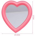 thumbnail image 4 of Espejo de maquillaje de corazón Espejo en forma de corazón Espejo cosmético de mesa Espejo de pared Espejo de vanidad kaili Sencillez, 4 of 4