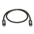 thumbnail image 2 of Tripp Lite Thunderbolt 3 Passive Cable (M/M) - 40 Gbps, 5A 100W Power Delivery, 4K/60 Hz, 0.5 m (1.6 ft.), Black MTB3-00M5-5A-B, 2 of 2