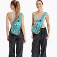 thumbnail image 6 of Crossbody Sling Backpack for Women Men Tropical Ocean Life Pattern Shoulder Sling Crossbody Casual Chest Bag for Travel Sports Running Hiking, 6 of 6