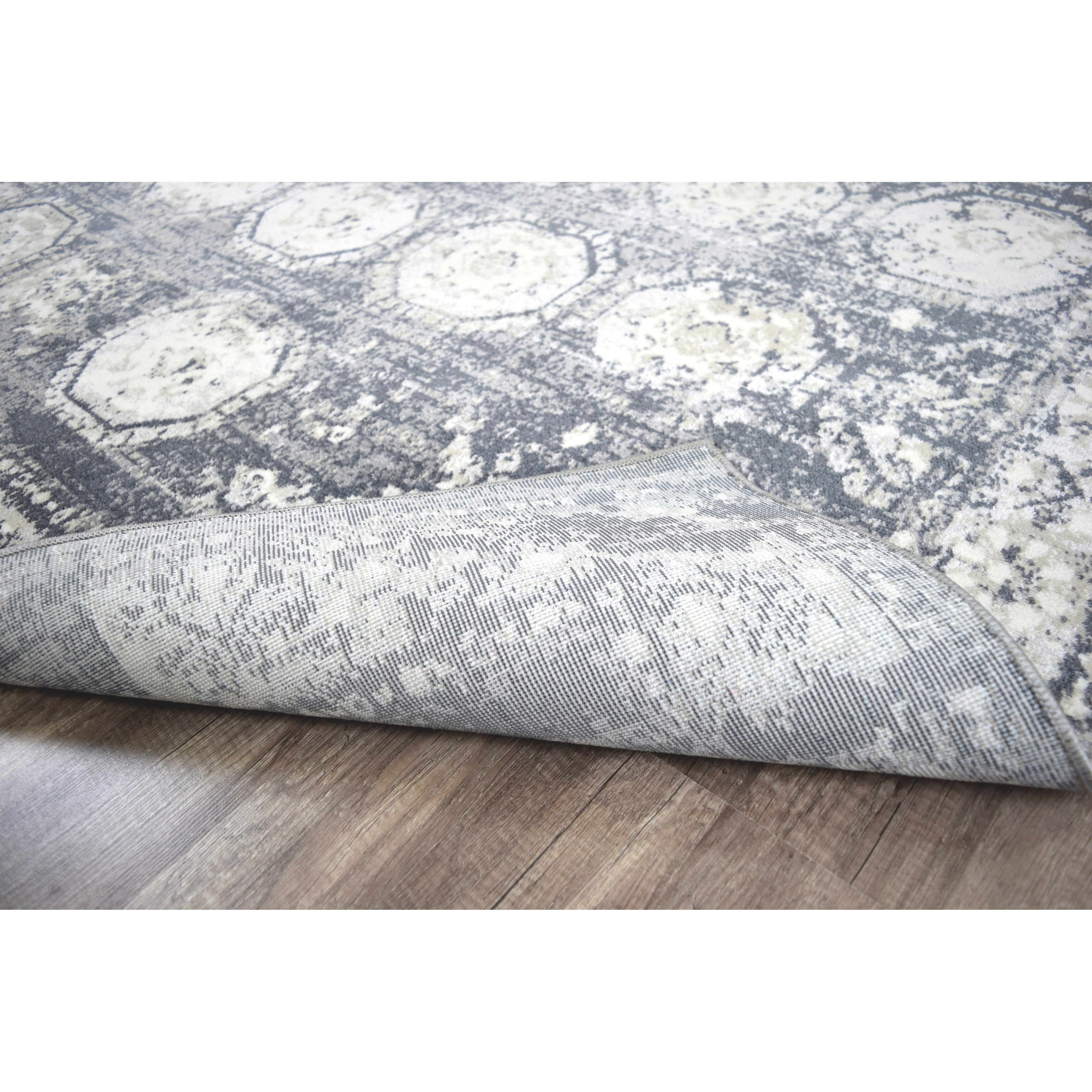 Rugs America Riley Collection Burnt Ember RY10A Vintage Transitional Area Rug 5'0"x7'0"