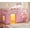 Pink, variant on Afuhokles Low Loft Bed Twin Size with Desk and 7 Storage Drawers, Black