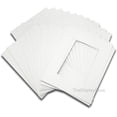thumbnail image 1 of TheDisplayGuys 25-Pack pre-cut Acid-Free Mat Boards 16x20 matted to 11x14 (White), Beveled Opening w. 4-Ply White Core, 1 of 1