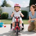 thumbnail image 4 of Gymax Kids Tricycle w/Foot Pedals Forward/Backward Steering Handlebars Aged 3+ Red, 4 of 10