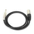 6.35mm XLR Male to TRS Jack Microphone Line Microphone Audio Cable for