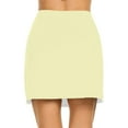 thumbnail image 6 of iopqo tennis skirt womens casual tennis skirt yoga sport active skirt shorts skirt midi skirt mini skirt beige l, 6 of 6