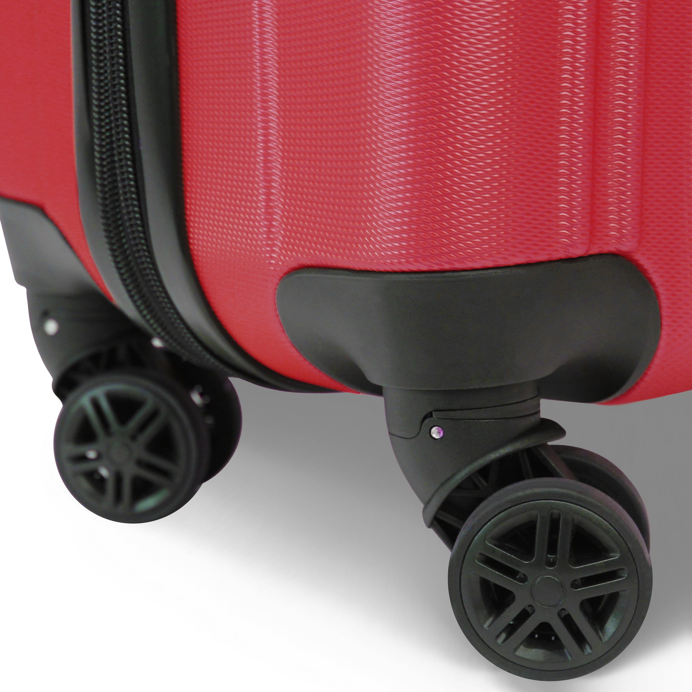 CalBags Kemyer Quest 2-Piece Hardside Lightweight Expandable Spinner Suitcase Luggage Set - Burgundy (20 & 25)