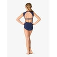 thumbnail image 5 of Girls Cotton Dual Back Strap Tank Leotard, 5 of 11