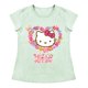 thumbnail image 1 of Playera Para Niña Sanrio Hello Kitty Cuello Redondo Manga Corta Talla 4 Verde, 1 of 2