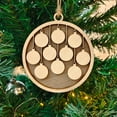thumbnail image 1 of Christmas Decorations Personalized 2023 Christmas Ornaments, Customize Names Christmas Tree Decoration Engraving Or Writing Name With Markers, Comes With A Rope Christmas Crafts, 1 of 2