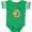 Football Green and White, variant on Inktastic Summer Solstice Sun and Moon Boys or Girls Baby Bodysuit