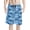 Blue Fish Silhouette Pattern, variant on Men's Board Shorts Swim Trunks Featuring American Flag Eagle - Quick Dry for Beach Vacation Surfing and Water Activities