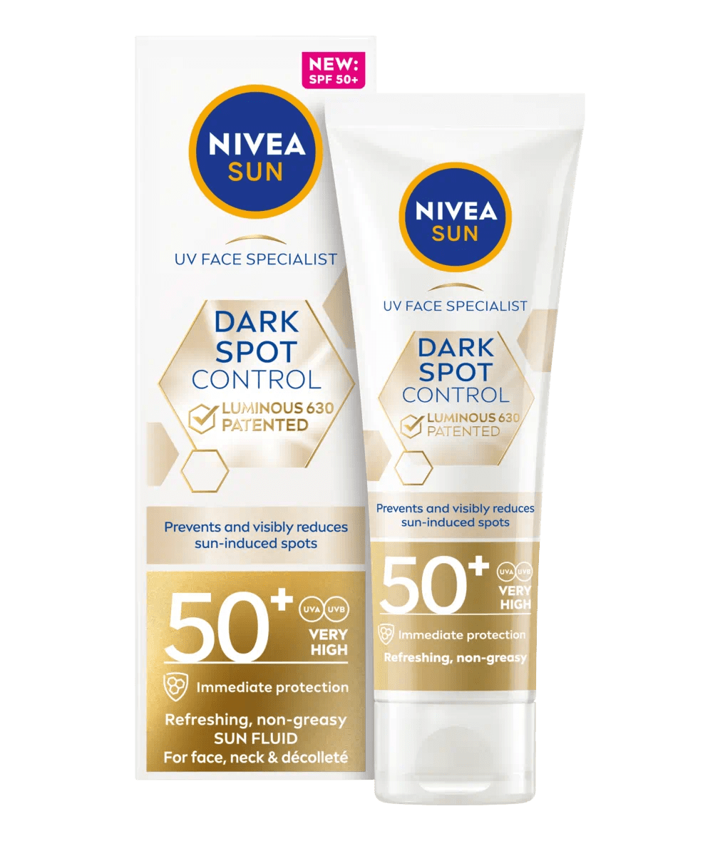Nivea Sun UV Face Luminous 630 Spot Control Sun Fluid SPF50 40ml / 1.35 fl.oz - 3 Pack