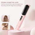 thumbnail image 6 of Sinyiin Hair Straightener Brush Wireless Hair Straighteners USB Rechargeable Portable, 6 of 15