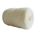thumbnail image 1 of Fil à Tricoter Macramé Crochet Tapis Couverture Coussin Doux Fil Spaghetti Beige, 1 of 8