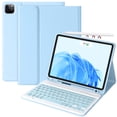 thumbnail image 1 of Funda con teclado AMZCase para iPad Air de 11 pulgadas, color azul, 1 of 8