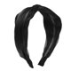 thumbnail image 1 of pieza de diadema de seda anudada, diadema de moda para mujer antideslizante, negro, 1 of 7