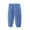 Blue, variant on FINALGANG Summer Trousers For Boy Solid Color Anti-Mosquito Lantern Pants Quick Drying Ankle Length Ankle-Tied Sweatpants For 3-13 Years Bottom Relaxed Fit Soft Daily Wear