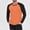 Orange, variant on Dolkfu Men's Shirts Casual Athletic Crew Neck T-Shirt Running Color Block Long Sleeve Mens Tees L