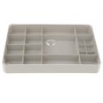 thumbnail image 2 of Caja de Almacenamiento de Plástico Ajustable Joyería , Gris, Gris, 2 of 8