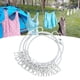 thumbnail image 2 of Tendedero de camping práctico con 12 pinzas para ropa, tendedero de viaje para interiores Blanco, 2 of 9