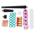 thumbnail image 1 of 37 Pcs Set TIG Welding Torch Accessories Ceramic Nozzles Glass Cups Gas Lens Collets O Rings Back Caps PTFE Front Cap, 1 of 7