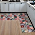 thumbnail image 1 of Cocina de estilo nacional bohemio almohadilla de puerta turca almohadilla de pies alfombra de cocina dos juegos (40 * 60 + 40 * 120) cm, 1 of 4