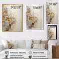 thumbnail image 4 of Designart "Abstract Split In Gold And White III" Abstract Shapes Floater Framed Wall Decor, 4 of 5