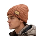 thumbnail image 5 of Knitted Winter Hat For Men And Women With Lined Ears And Thickened Woolen Material For Outdoor Cycling Activities In Cold Weather, 5 of 5