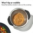 thumbnail image 5 of OXO SoftWorks 5 Quart Stainless Steel Colander with Soft Non-Slip Handles and Elevated Base, 5 of 9