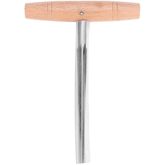 ABCISI Guitar Peg Hole Reamer, Guitar Tail Nail End Pin Hole Reamer with T Shape Handle,  Strap End Pin Drill Bit Tool Making Supplies Solid Wood Orchestral Strings Accessories