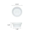 thumbnail image 2 of Excellante Nustone White Melamine Dinnerware Collection 3.25 Inch - 4 oz. Sauce Cup, Ramekin, Comes In Dozen, 2 of 2