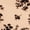 TAN, variant on Women's Printed Pattern Tie Back Halter Neck Blouse