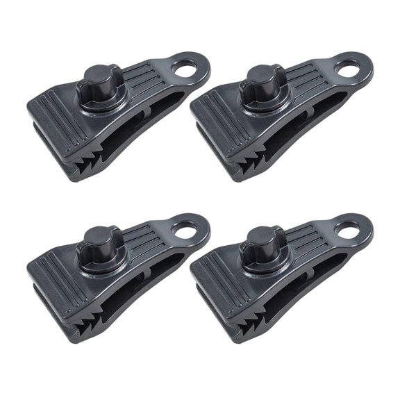 Colaxi 4pcs Heavy Duty Tarpaulin Clamps Tent Clamps Multifunctional Portable Tent Clamps Canopy Clamps for Boat Tarpaulin Canopy Tarpaulins
