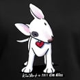 thumbnail image 3 of CafePress - Bull Terrier Spot Women's V Neck Dark T Shirt - Women's V-Neck Dark T-Shirt, 3 of 4