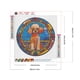 thumbnail image 2 of Pintura de diamante 5D DIY completo redondo taladro vidrieras perro Kit decoración del hogar (B6920), 2 of 7