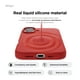 thumbnail image 3 of Funda de teléfono Elago compatible con iPhone 16 Plus de silicona roja, 3 of 9