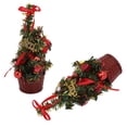 thumbnail image 4 of Árbol De Navidad Artificial ANGGREK Mini 7.9in Impermeable Para Escritorio, 4 of 8