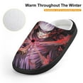 thumbnail image 4 of Kids Slippers Jujutsu Kaisen House Slippers Warm Soft Plush Slipper Anti-Slip Winter Fluffy House Shoes for Boys Girls, 4 of 7