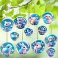 12 Zodiac Car Interior Decoration Pendant Acrylic Flat Car Rearview