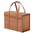 thumbnail image 2 of Troglfold Basket Foldable Double-Handled Picnic Basket Storage,11.81"X7.87"X5.91", 2 of 10